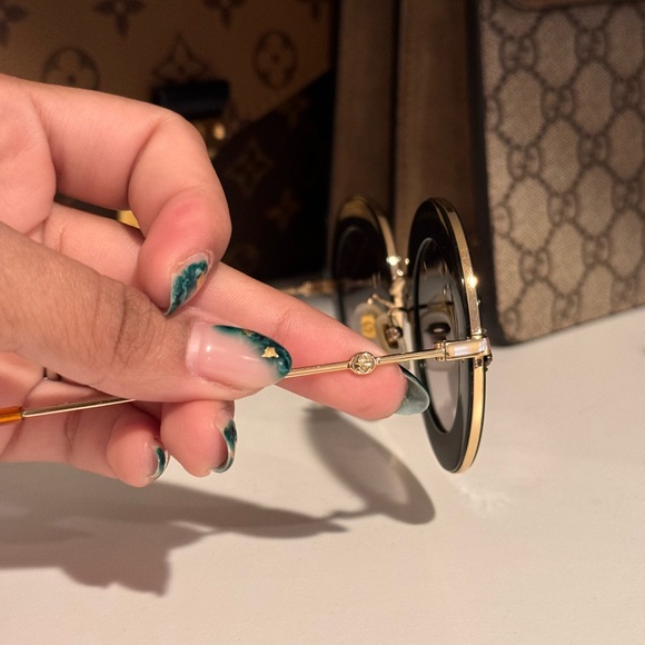 gucci acetate round sunglasses - Picture 5 of 7